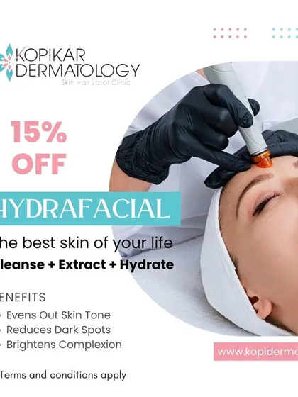 A Hydrafacial gives you the best skin of your life by cleansing, extracting, and hydrating. It is an excellent treatment for evening out skin tone, reducing dark spots, and brightening your overall complexion.
