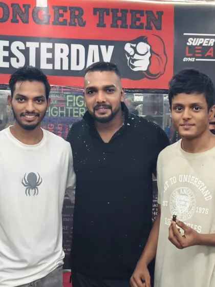 Celebrating a birthday with the team. These moments build the family atmosphere in our gym.