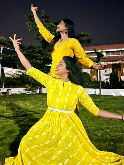 A beautiful moment of friendship and dance. I believe in celebrating life's simple joys with the people who matter.