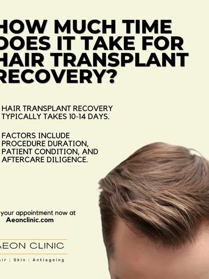 FAQ: How long is recovery? Hair transplant recovery typically takes 10-14 days, depending on the procedure, patient condition, and how diligently aftercare is followed.