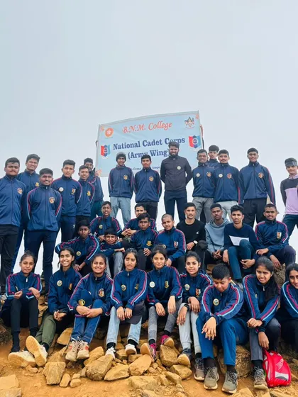 A customized trek I organized for the National Cadet Corps (NCC) Air Wing students at the Kudremukha peak. I can arrange special treks for groups.