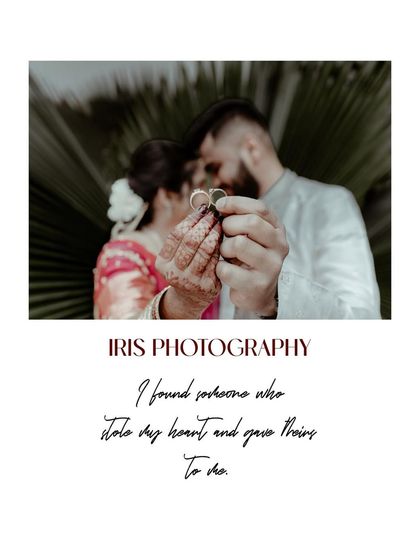A romantic close-up of the couple holding their engagement rings together. This symbolic photo is a beautiful way to announce the start of a new journey.