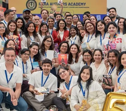 You are not alone on this journey. When you join my program, you become part of the India Authors Academy, a vibrant community of writers who support, celebrate, and grow together. This is a picture of our incredible family at one of our events.