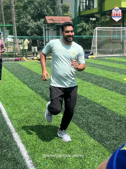 Whether you're getting back into football after years or looking for a new fitness routine, our sessions are designed for you. This is a typical evening at our Vibhutipura ground, where adults come to run, play, and reconnect with the game.