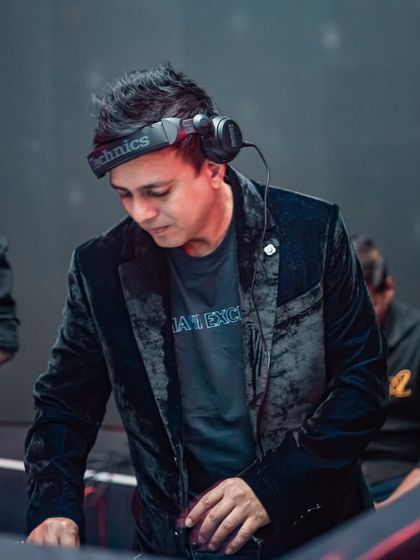 In the zone at a private event. I bring over 15 years of experience to every gig, ensuring a seamless and high-energy musical journey.