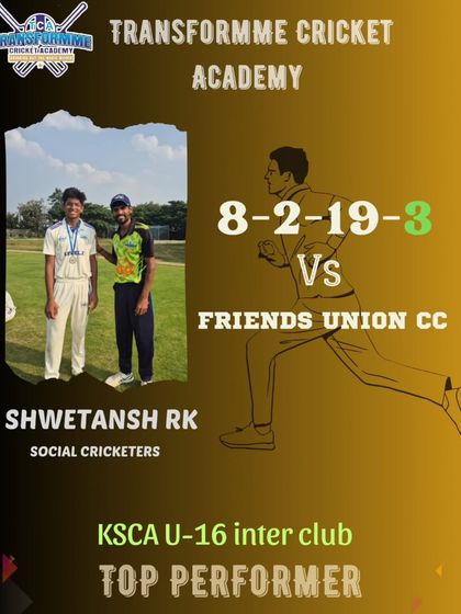 Transform Cricket Academy - Advanced Competitive Cricket Training The Record Breakers: Individual Player Achievements photo 8