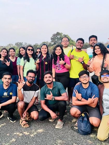 A happy group from our Gokarna and Dandeli trip. This is what our travel community looks like.