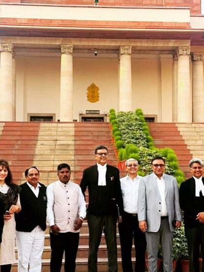 A photo with the Supreme Court Bar Association Executive Committee. Serving the bar and working for the welfare of lawyers has been a deeply satisfying experience.