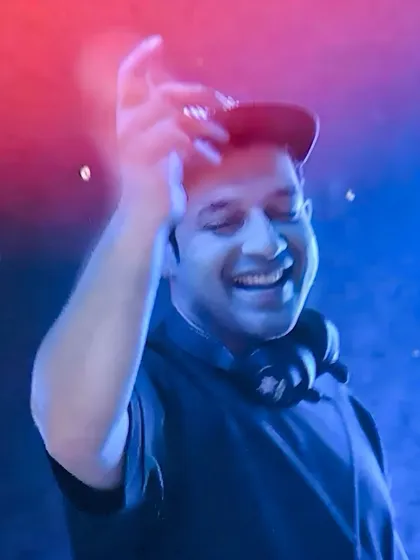 That post-travel, ready-to-gig smile. I tour a lot, but I'm always excited to be back in Bangalore and get behind the console.
