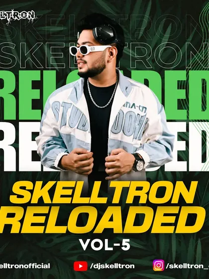 The cover for my 'Skelltron Reloaded Vol. 5' New Year pack. This album was designed to give DJs a fresh arsenal of tracks to ring in the new year.