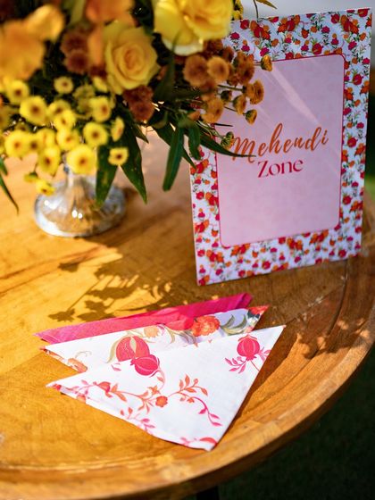 Vibrant Haldi & Mehendi Functions photo 34