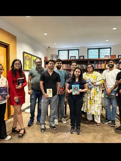 A group photo from the 'Chapters Unsealed' book club. It is wonderful to see so many readers connecting and sharing their love for books.