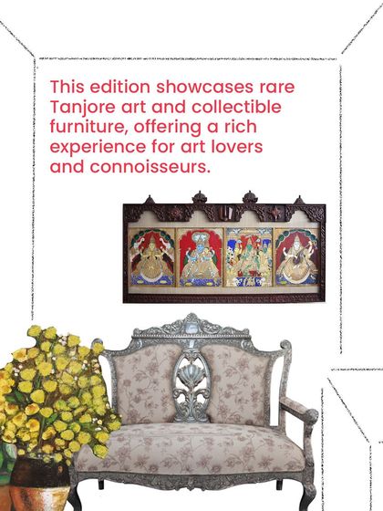 This edition of 'On The Go' in Hyderabad showcases rare Tanjore art and collectible furniture, offering a rich experience for art lovers and connoisseurs.
