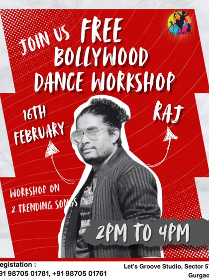 Another look at our free Bollywood dance workshop with Raj. We believe dance is for everyone, and free workshops are a great way for new people to come and experience the vibe.