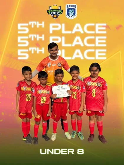 A respectable 5th place finish for our Under-8 team in their first-ever tournament, the Trainer's Cup 2025.