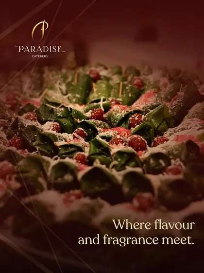 Where flavor and fragrance meet. Our sweet paan station offers a refreshing and traditional end to a grand Indian feast, wrapped with care and sprinkled with sweetness.