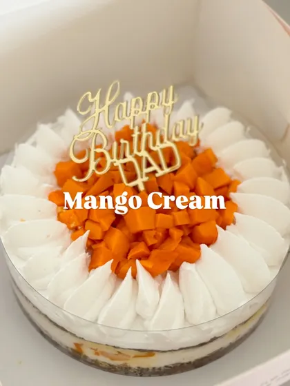 We're officially in mango heaven. This Mango Cream cake, with its crown of fresh fruit, is one of the highlights of my summer menu.