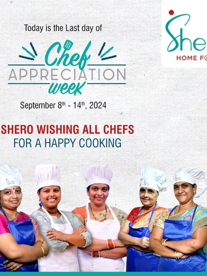 A glimpse into our Chef Appreciation Week, where we honor the incredible chefs in our community. This photo shows some of our smiling partners, representing the hundreds of chefs whose dedication and skill make every meal special. We believe in celebrating our partners' hard work.