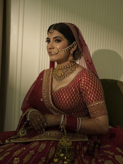 Timeless Red & Gold Brides photo 11