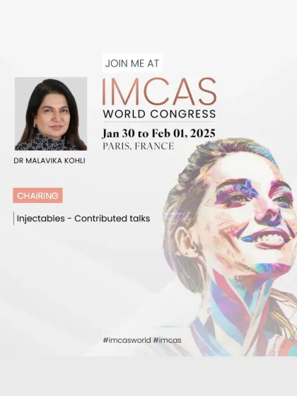 It is an honor to once again be part of the faculty at the IMCAS World Congress in Paris, one of the most attended global congresses on anti-ageing medicine.