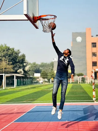 The long jump into a layup is a drill we use to develop explosive power and body control. It combines track and field principles with basketball skills to build superior athleticism.