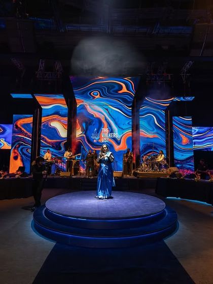 Performing at 'The Walkers List' event was a fantastic experience. The stage setup was incredible, with a 360-degree view that made the performance feel immersive for everyone in the room.