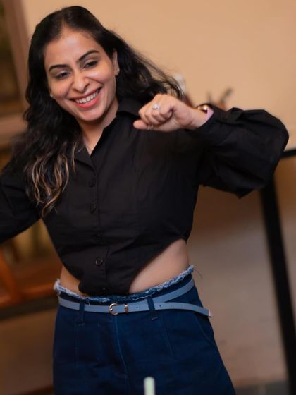 A guest lost in the music at Perissa. Seeing people smile and dance freely is the ultimate reward.