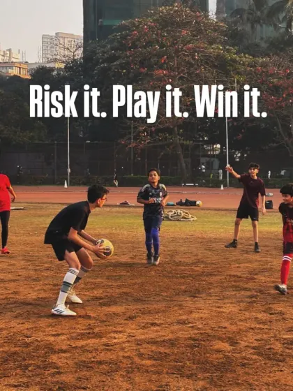 Risk it, play it, win it. We encourage all our players, especially young girls, to be bold and confident on the field. This is where they learn to take chances and lead their team to victory.