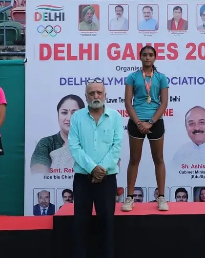 Highlighting Eshanya Khattar's consistent success, from winning her first U16 title to bagging a silver medal at the Delhi Olympic Games.