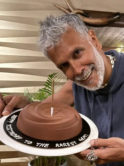 It was an honor to bake for Milind Soman's birthday celebration. Seeing him smile with my Dark Chocolate & Salted Caramel Entremet cake is a moment I truly cherish.