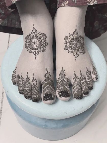 Mehendi Art by Nishat - Mehndi (Henna) Artistry Intricate Designs for Feet photo 3