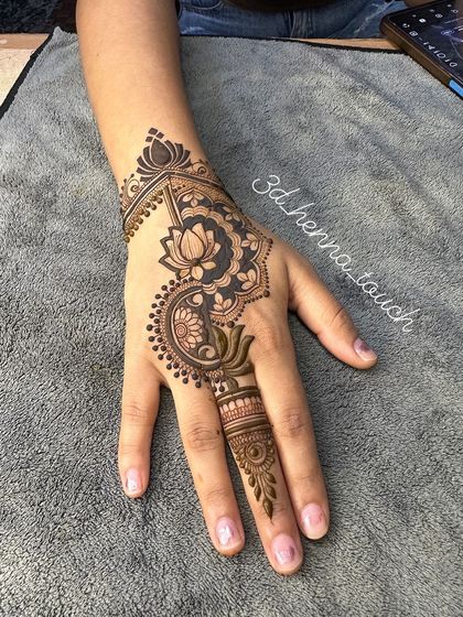3D Henna Touch - Festive & Occasional Mehndi Minimalist & Chic Henna photo 39