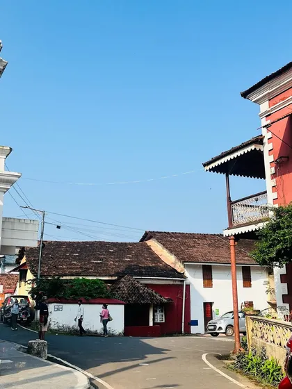 The beautiful architecture and street life of Fontainhas, Goa.
