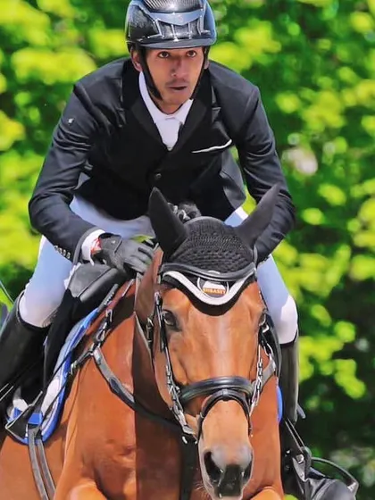 A focused shot of Ashish Limaye and his trusted partner, Will, clinching first place in the CCI 3* at Sopot. This pair earned their qualification for the Asian Championship, a proud moment for our team.