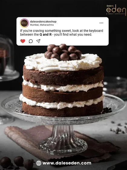 When your sweet cravings hit, the answer is always chocolate cake. Our layered chocolate and cream cake is a classic for a reason.