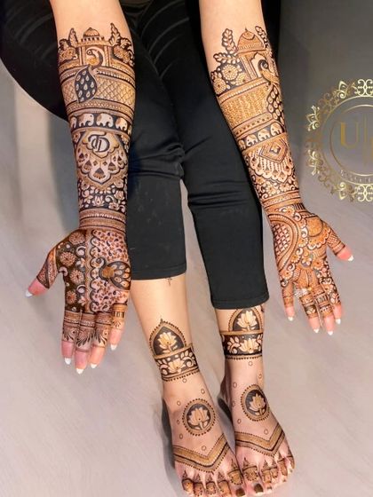 Umesh Kumar - Bridal & Wedding Mehandi Intricate Bridal Mehandi (Hands & Feet) photo 39
