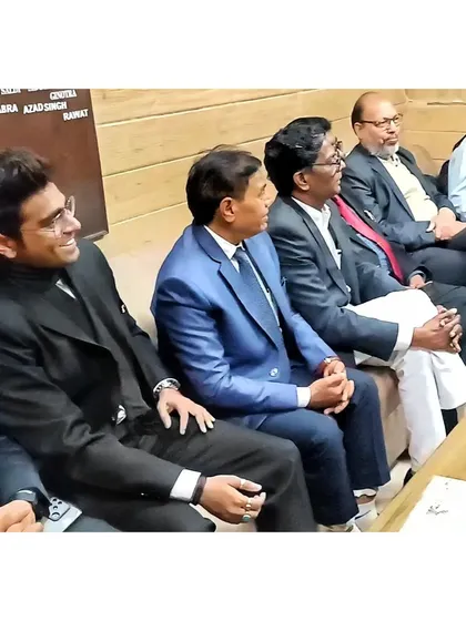 Sitting with senior members of the bar. I learn from their experience while bringing my own youthful energy and aggressive approach to the table.
