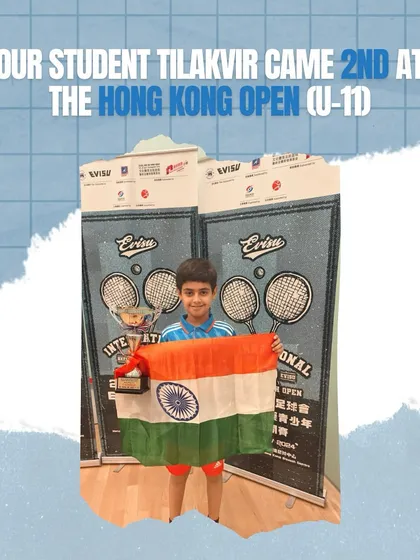A big congratulations to our student Tilakvir for securing 2nd place at the Hong Kong Open. We are excited to see what he achieves in 2025.