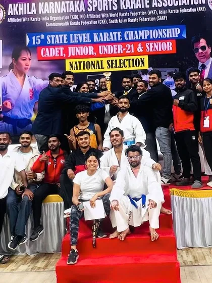 Team UMC celebrates a major victory at the 15th AKSKA State Karate Championship. Our competitive team consistently brings home trophies, showcasing their dedication and skill.