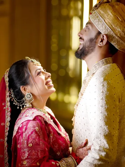 A candid moment of shared laughter. These unposed, joyful shots are often the favorites.