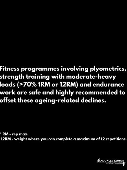 Healthy aging is about maintaining functional ability. Age-related declines in muscle, bone density, and cardiorespiratory fitness can start as early as 40. A concurrent training program involving heavy strength work, plyometrics, and cardio is a safe and highly effective way to combat this.