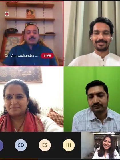 I am grateful for the technology that allows me to connect with and learn from masters and students around the world. This screenshot from an online panel shows the abundance of knowledge available in our global sangha.