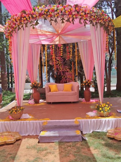 Decor by Aditya - Event Design & Decoration Vibrant Haldi & Mehendi Ceremonies photo 24