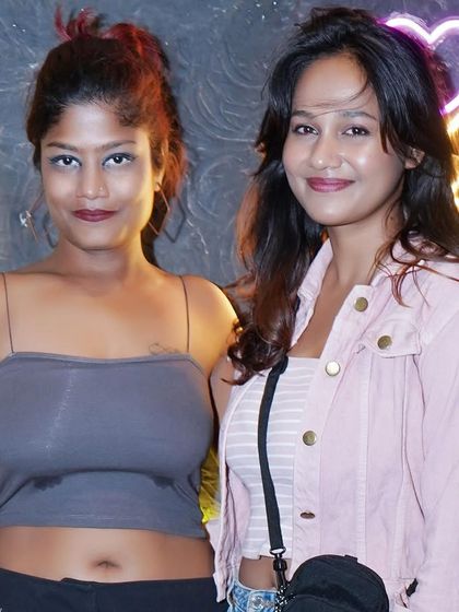 Guests enjoying the "Major Flava Friday" event. I provide the soundtrack for people to connect and have a great time.