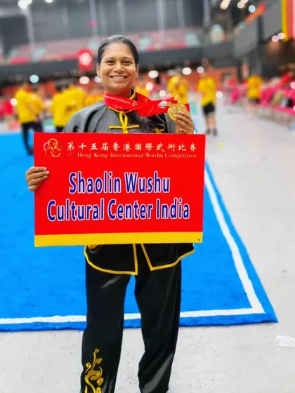 This is what hard work looks like. I am proud to bring home two gold medals for India from the 2023 Hong Kong International Wushu Competition. This victory was earned, not given. Jai Bharath.