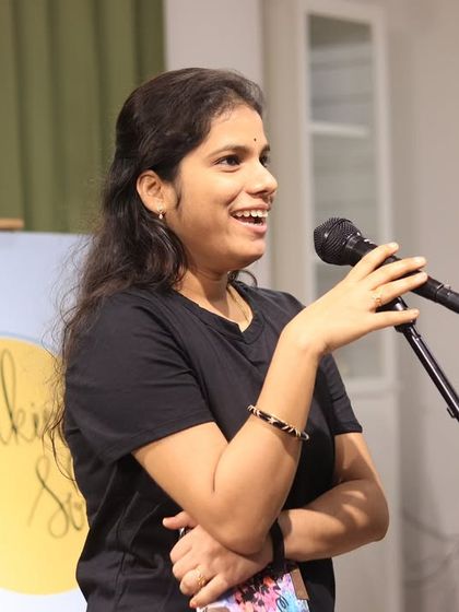 The joy of sharing your voice with a welcoming crowd.