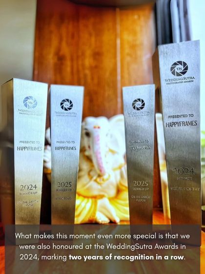 Two years in a row. Being honored at the WeddingSutra Awards for both 2024 and 2025 is a special milestone for our team and a reflection of our commitment to excellence.