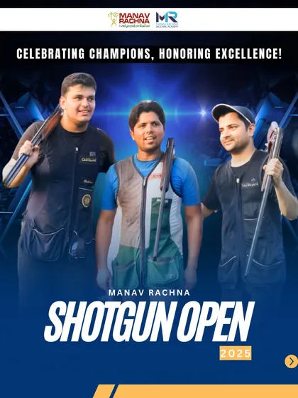 Celebrating the champions of the Manav Rachna Shotgun Open 2025. We host high-stakes competitions to foster a spirit of excellence and sportsmanship.