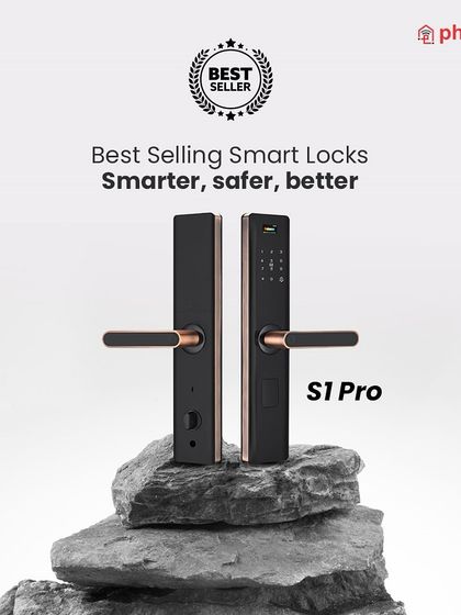 Meet the S1 Pro, my best-selling smart lock. It represents the perfect balance of simplicity, style, and security, making it a popular choice for homeowners looking to upgrade.