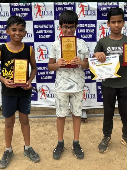 Our Under-10 Boys and Under-8 Mixed category winners and runners-up. I am especially proud of our ILTA players Jai and Shourya for their performance.